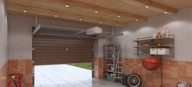 garage with beams 576477