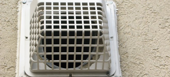 A screen covering a hole.