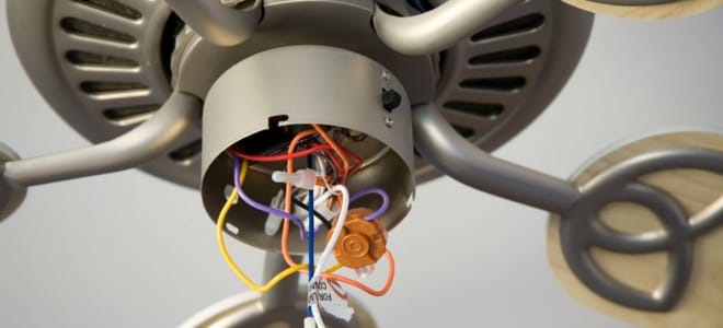 A 4 wires ceiling fan with wiring How To