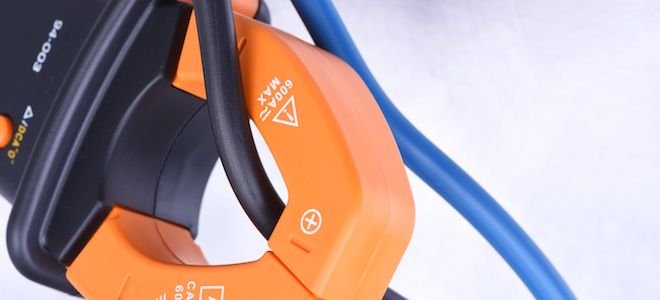 clamp meter and wires