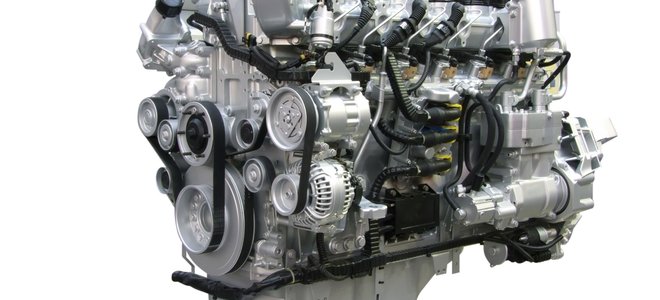 A diesel engine.