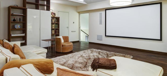 A home theater. 