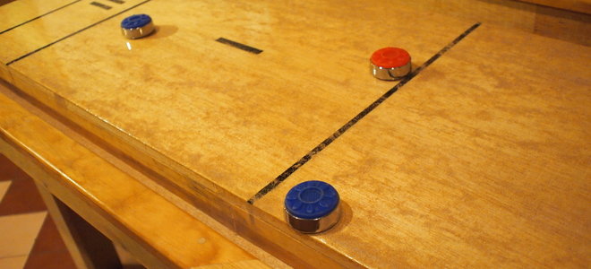 Make A Shuffleboard Table For Your
