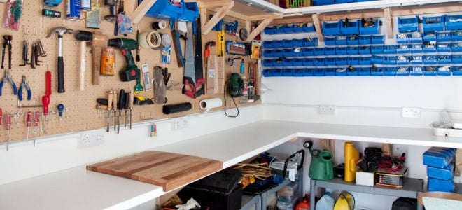 workshop storage and tools