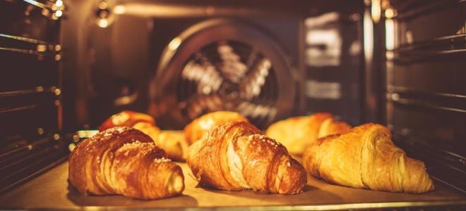 croissants in convection oven