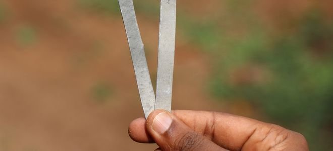 thin strips of metal
