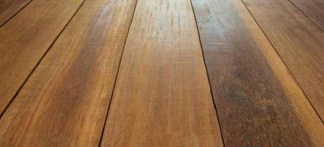 stripped clean wood floor