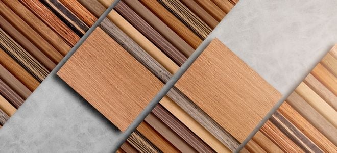 wood panels in different hues