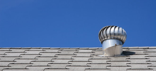 attic fan on roof