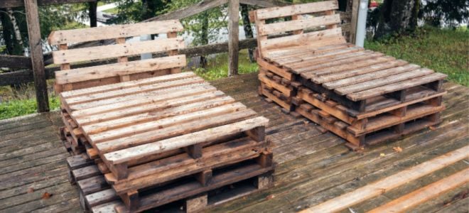patio lounge chairs made from wood pallets