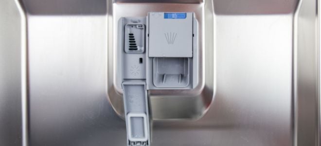 dishwasher soap dispenser