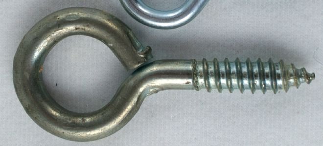 metal eye hook with drill end