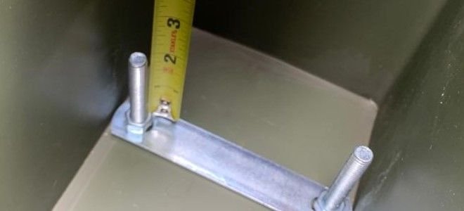 storage container with bolts