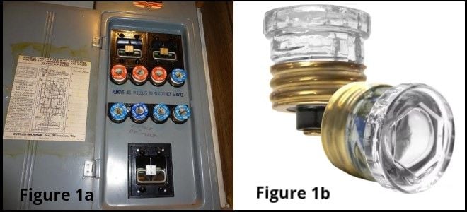 circuit breaker with glass fuses