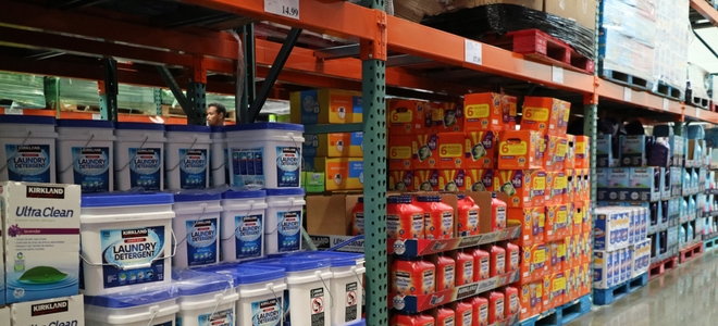 bulk items in a warehouse store
