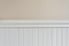 beadboard wall with finish moulding