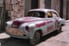 Vintage automobile with old paint