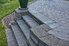 Stone porch steps