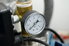 An air compressor gauge