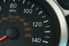 A vehicle speedometer