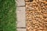 Gravel over french drain in lawn