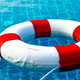 A pool with life preserver