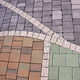 Paver stones in a variety of colors