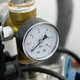 An air compressor gauge