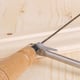 coping saw with narrow blade