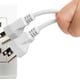 unplugging cords from outlet