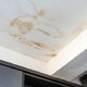 yellow stains on ceiling