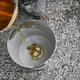 Mixing resin in a bucket
