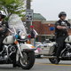 Two policemen on motorcycles