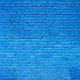 brick wall painted blue