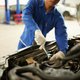 mechanic working on a car