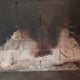 fireplace bricks with burn damage
