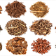 Different types of bark mulch.