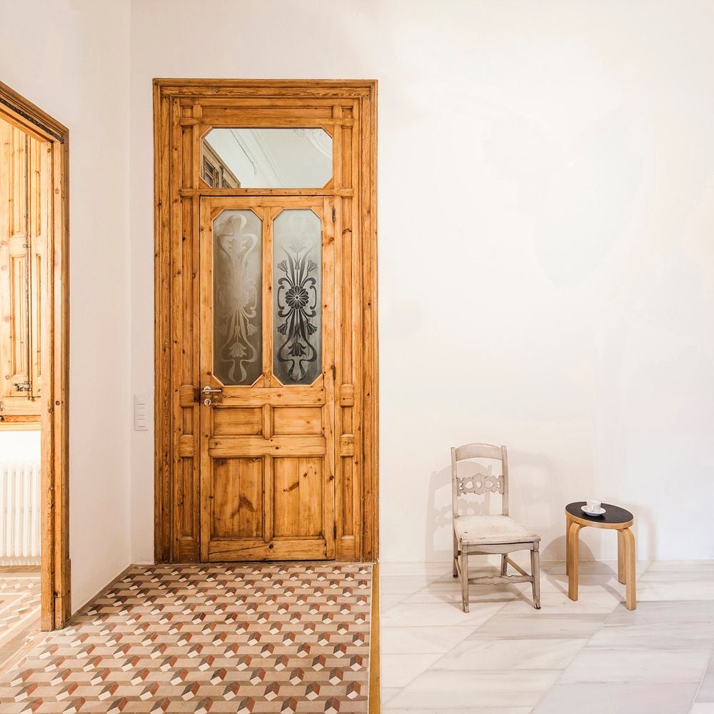 Main Entryway to the Anna and Eugeni Bach-designed Barcelona apartment. 