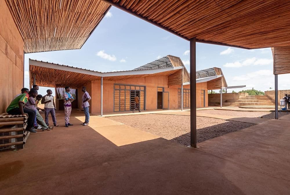 Burkina Institute of Technology campus, designed by Francis Kéré.
