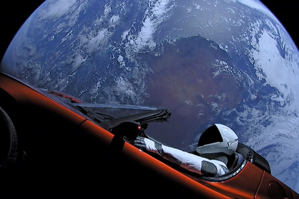 Tesla has previously made the Roadster fly in another way – namely, by launching it into orbit.
