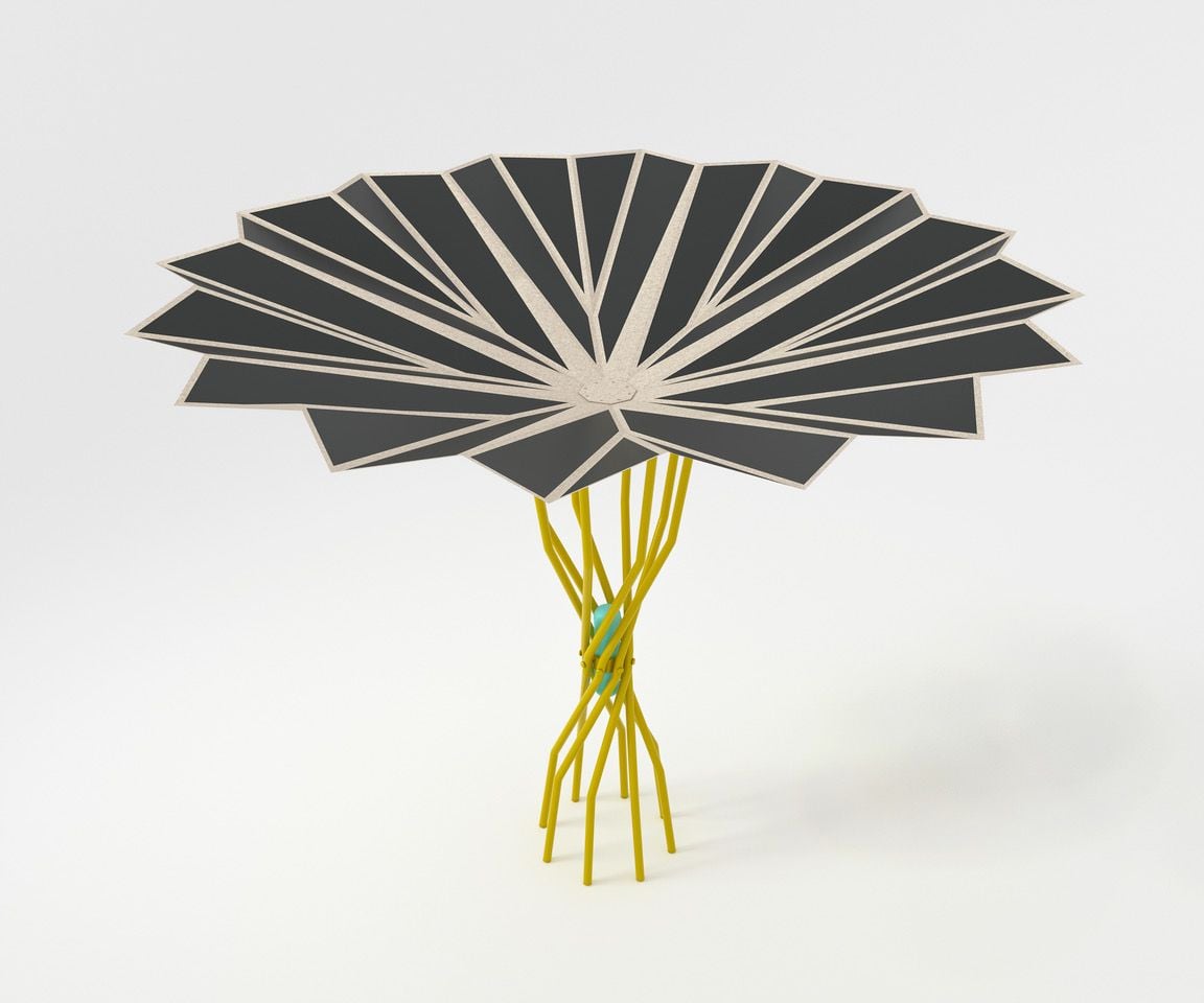 Sammontana's Sustainable Solar Beach Umbrellas 