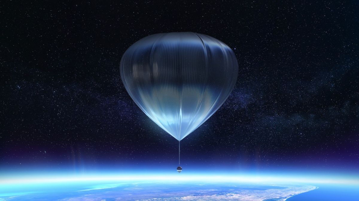 Stratosphere balloon ride by World View, a similar space travel company.