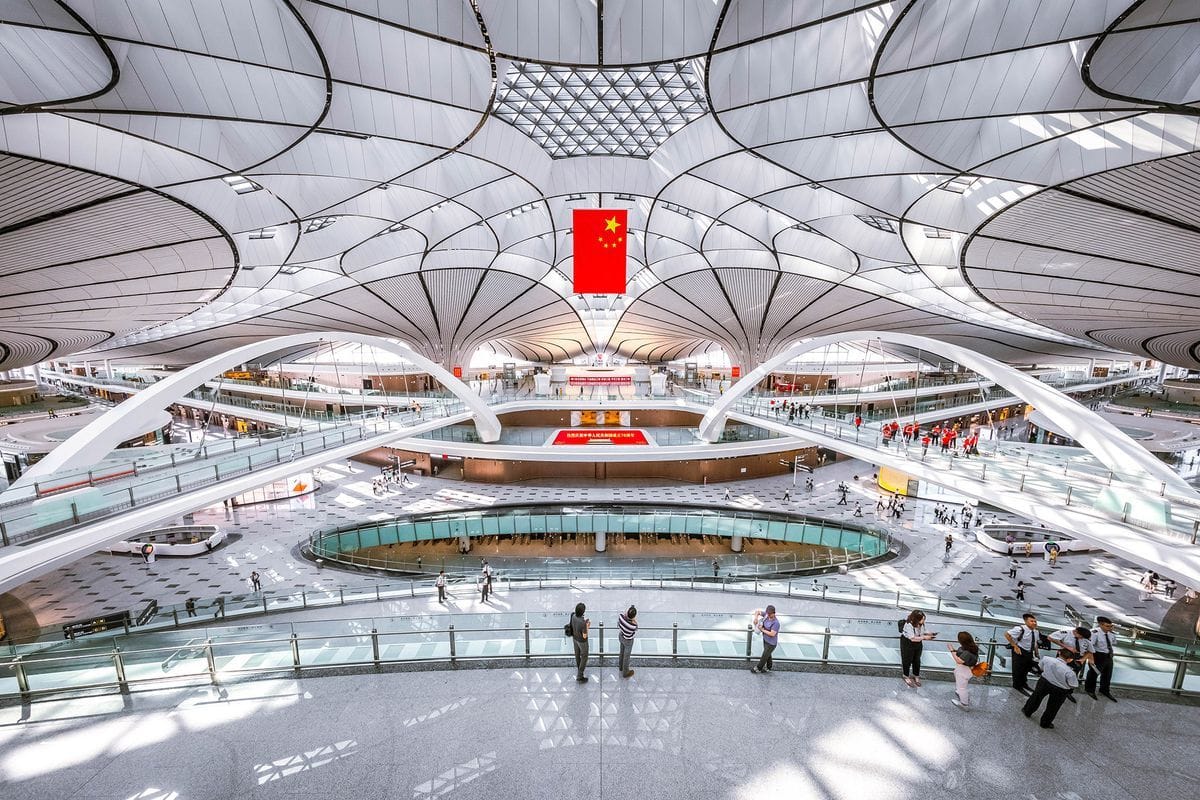 The ZHA-designed Beijing Daxing International Airport