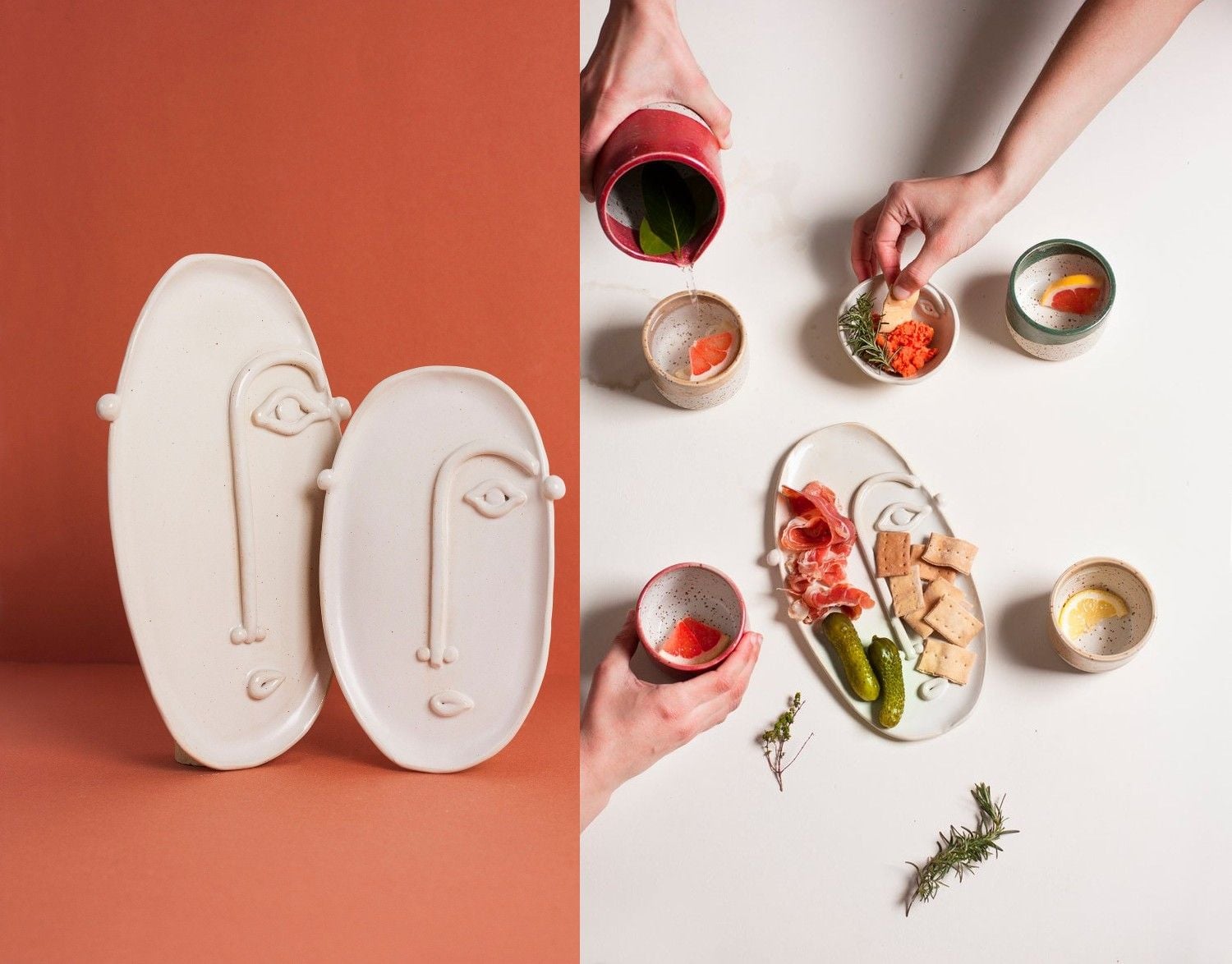 Etsy Design Awards Finalist: Face Trays by Madriguera Workshop