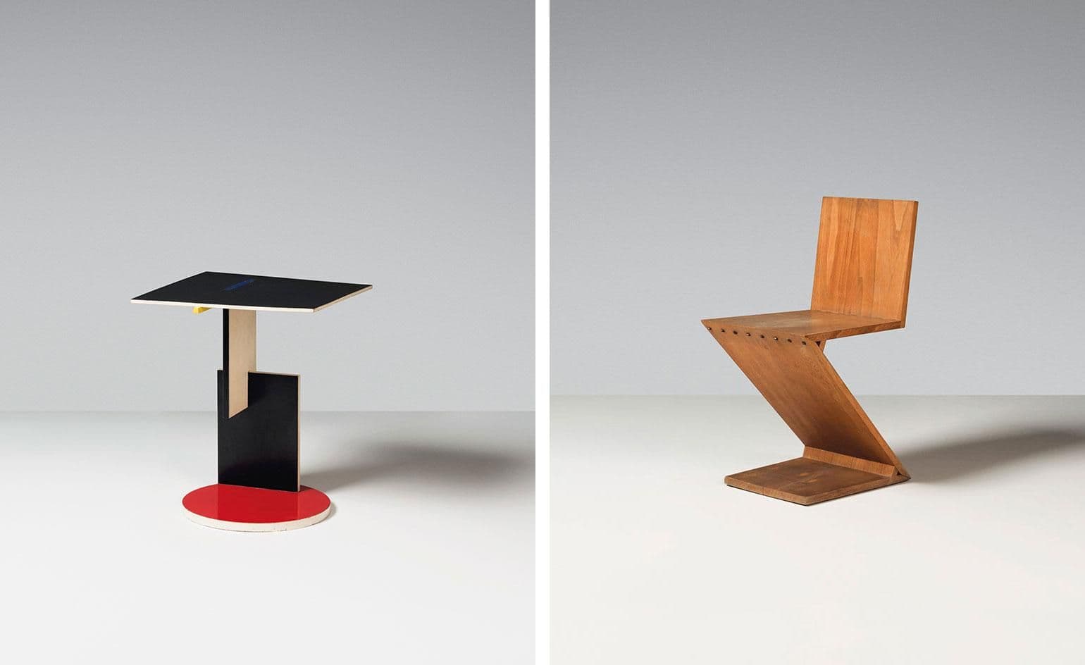Two of 14 total Gerrit Rietveld pieces going up for auction 