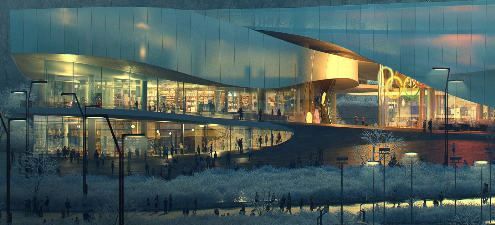 Beijing's new Winter Olympic Museum will feature a fully functional ski slope.