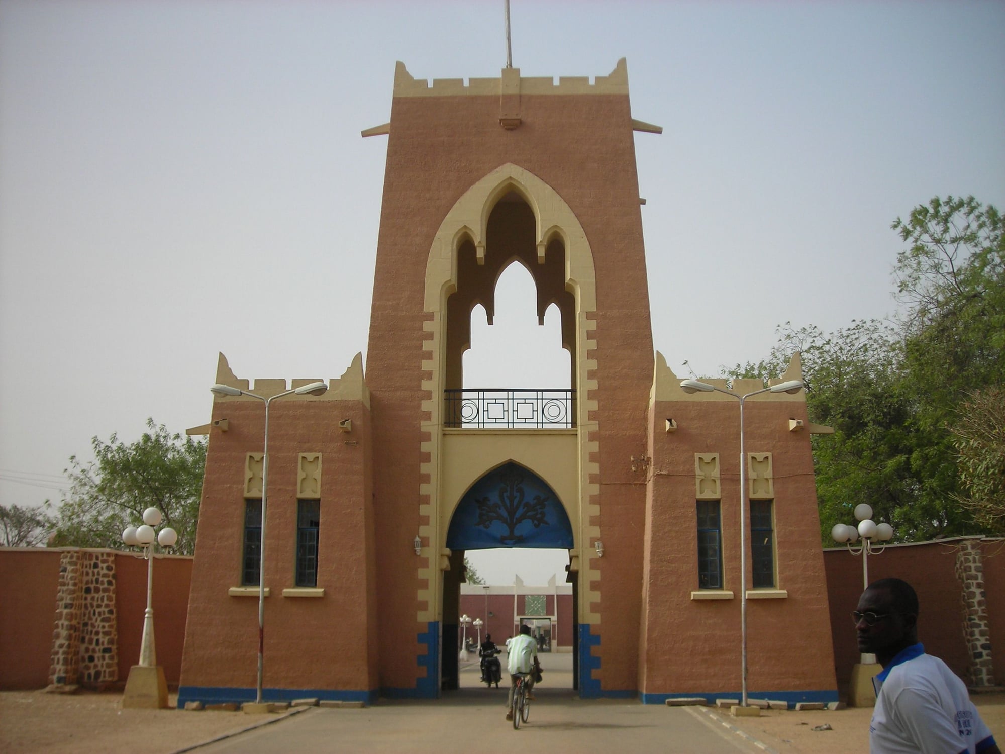 The gate to the Emir’s Palace in Kano. 
