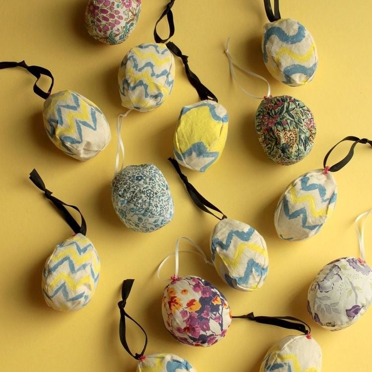 Lavender Fabric Eggs from 510 Laundry