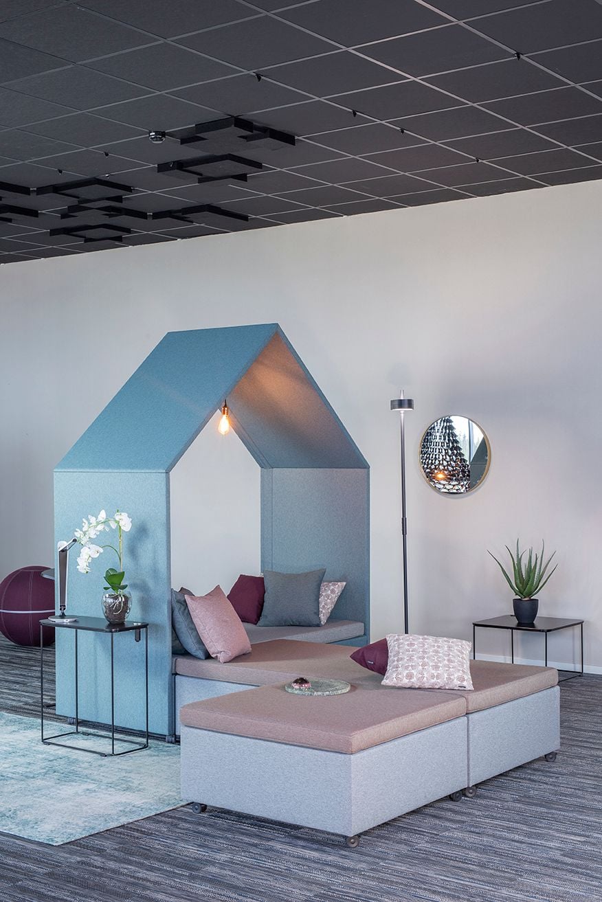 Pieces from Scandinavian Spaces' new Hut Lounge Collection 