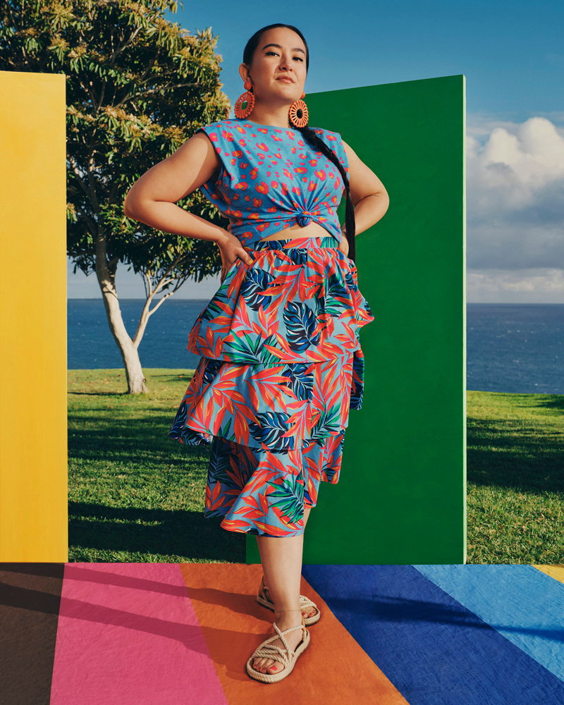 Vibrant clothes and accessories featured in the upcoming Tabatha Brown for Target collection.